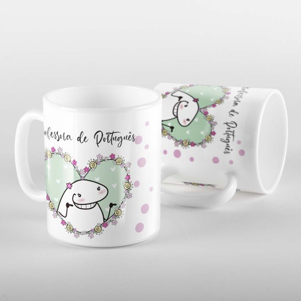 Caneca Flork Professora De Português Flork Meme