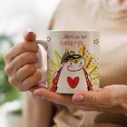 Caneca Flork Professora Super Mãe