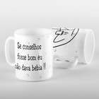 Caneca Flork Se Conselhos Fosse Bom