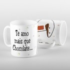 Caneca Flork Te Amo Mais Que Chocolate