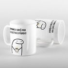 Caneca Flork Tomando Café Pra Assustar