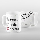 Caneca Flork Vai Tomar Café