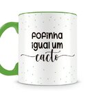 Caneca Fofinha Igual Um Cacto Verde