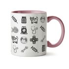 Caneca Formatura Veterinária Rosa