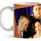 Caneca Friends Elenco Fotografia Interior E Alça Preta