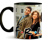 Caneca Friends Fonte Interior E Alça Preta