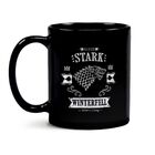 Caneca Game Of Thrones Casa Stark Black