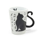 Caneca Gato Alça De Rabo 3d