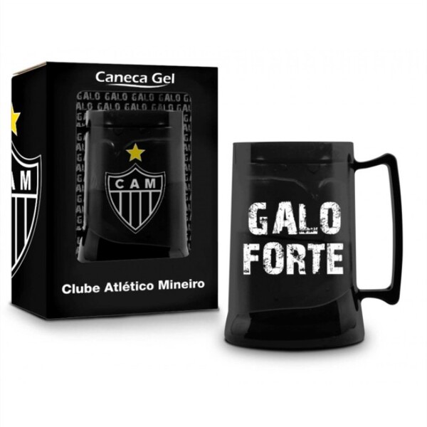 Caneca Gel Congelante Oficial Térmica Atlético Mineiro Galo 4