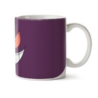 Caneca Gengar Rosto Pokémon Interior E Alça Branca