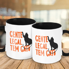 Caneca Gente Legal Tem Gato