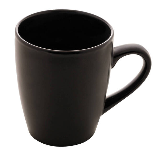 Caneca Grande Cronus Preto Com Brilho 350ml