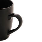 Caneca Grande Cronus Preto Com Brilho 350ml