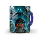 Caneca Guardiões Da Galáxia - Personagens 04 - Interior E Alç
