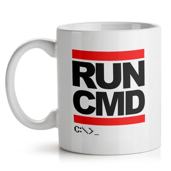 Caneca Hacker Run Cmd