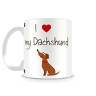 Caneca I Love My Dachshund