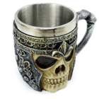 Caneca Inox Caveira Viking Choop Cerveja Festa - Mxf16335