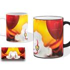 Caneca It A Coisa Filme Cinema Cerâmina 325ml Branca Xicara