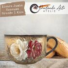 Caneca Jumbo Consume Porcelana Xícara Grande Sopa Cereal 750