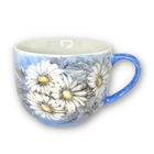 Caneca Jumbo Porcelana Xícara Grande Sopa Cereal 500 Ml Marga