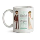 Caneca Lembrança Casamento Padrinhos