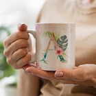 Caneca Letras Iniciais A Aquarela