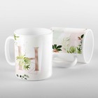 Caneca Letras Iniciais H Rose