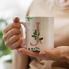 Caneca Letras Iniciais J Rose