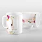 Caneca Letras Iniciais L Marsala