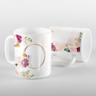 Caneca Letras Iniciais O Marsala