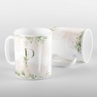 Caneca Letras Iniciais P Verde