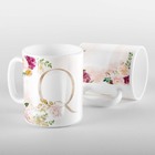 Caneca Letras Iniciais Q Marsala