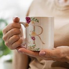 Caneca Letras Iniciais R Marsala