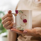 Caneca Letras Iniciais S Marsala