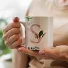 Caneca Letras Iniciais S Rose