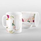 Caneca Letras Iniciais U Marsala