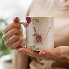 Caneca Letras Iniciais V Marsala