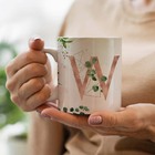 Caneca Letras Iniciais W Rose