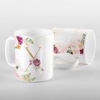 Caneca Letras Iniciais X Marsala