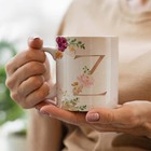 Caneca Letras Iniciais Z Marsala