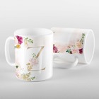 Caneca Letras Iniciais Z Marsala