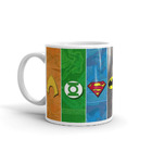 Caneca Liga Da Justiça Logos