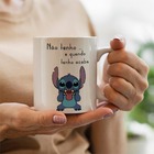 Caneca Lilo Stitch Paciencia É Igual A Dinheiro