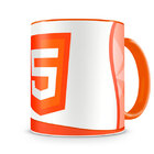 Caneca Linguagem Html5 Color Laranja