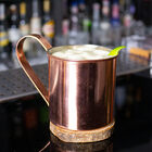 Caneca Lisa Moscow Mule Inox Cobre Bronze 450 Ml