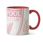 Caneca Liverpool - Interior E Alça Vermelho