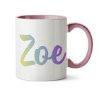 Caneca Lol Zoe League Of Legends - Interior E Alça Rosa