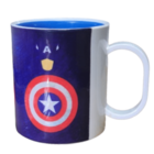 Caneca Lúdica Decoração Herói Capitão América