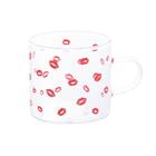 Caneca Lyor Kiss De Vidro Borossilicato Resistente Ao Calor