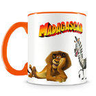 Caneca Madagascar Alex E Marty Laranja